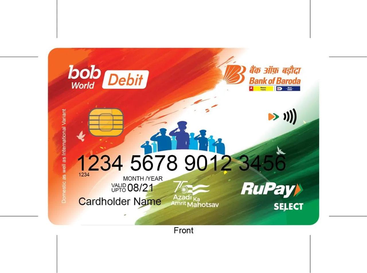 bob World Yoddha Debit Card