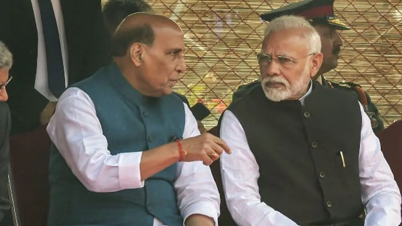 PM Modi with Rajnath Singh