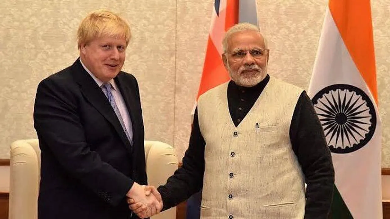 NArendra Modi, Boris Johnson, G7 Summit