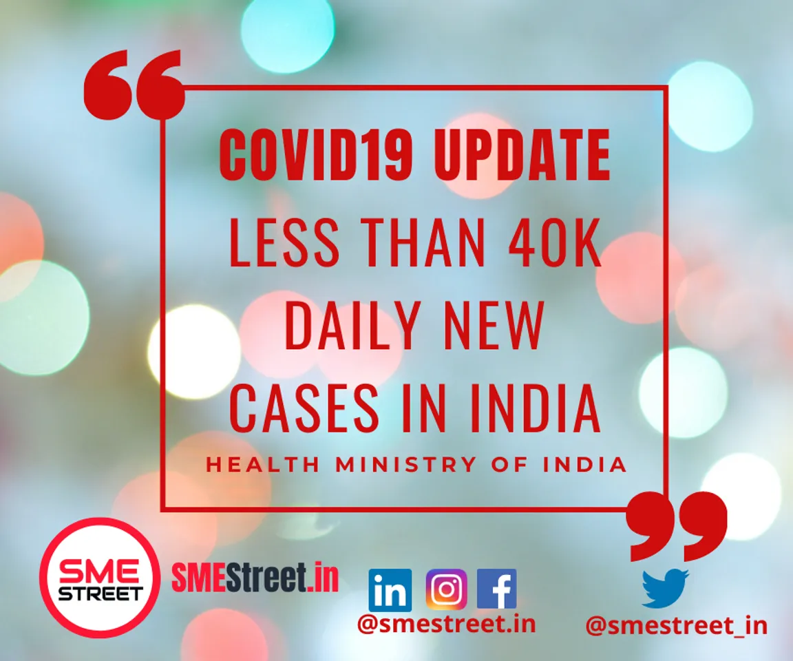 India Reports Less Than 40K Daily New Cases: COVID Update