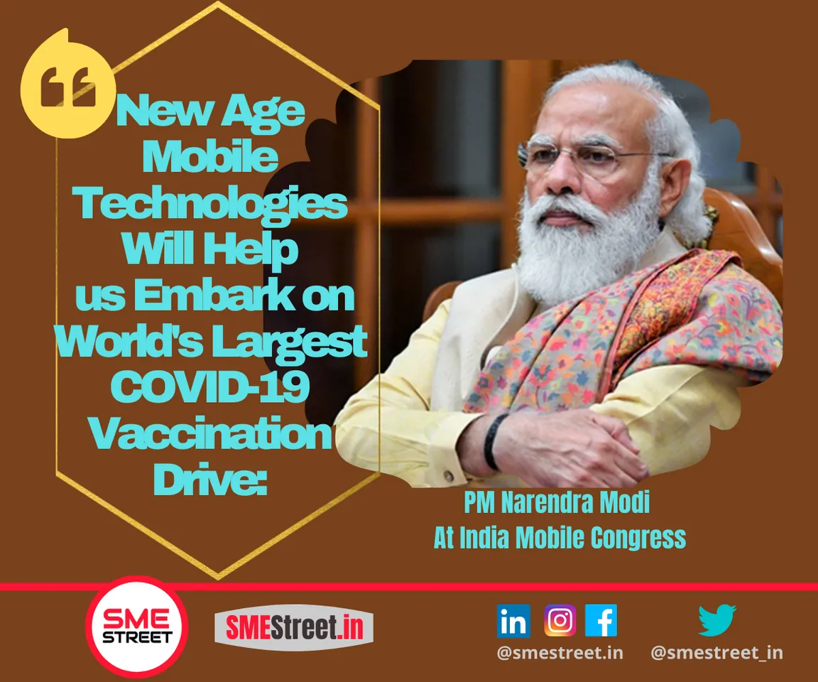 Narendra Modi, India Mobile Congress, SMEStreet