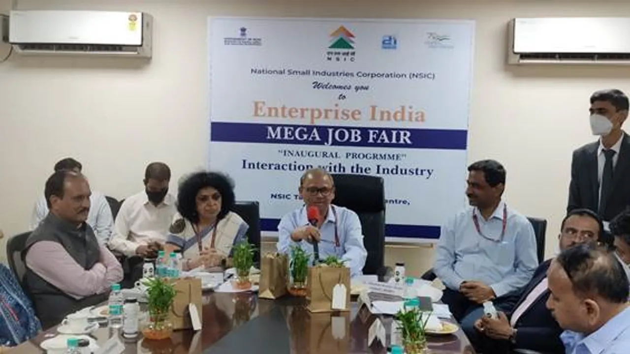 NSIC and MSME Ministry Jointly Inaugurated ‘Enterprise India- Mega Job Fair’