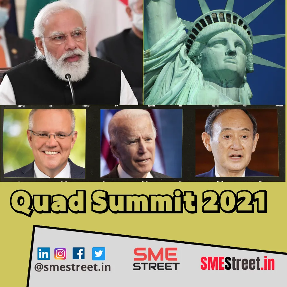 Quad Summit 2021, Narendra Modi, Scott Morrison, Joe Biden