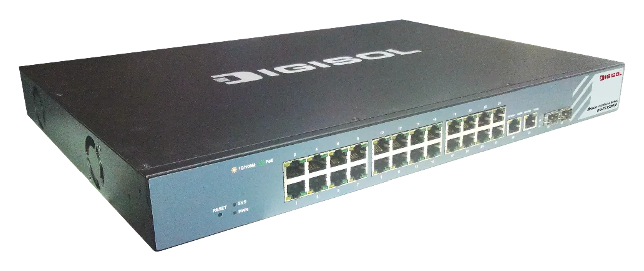 DIGISOL launches 24 Port Fast Ethernet Web Managed Switch