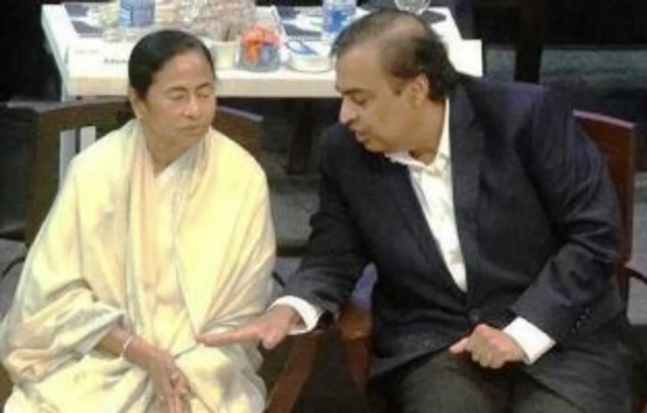 Mukesh Ambani, Mamata Banerjee, West Bengal,