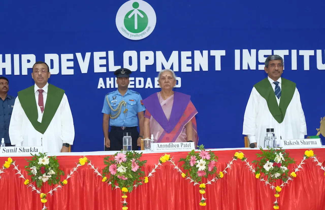 Hon’ble Governor of UP Smt. Anandiben Patel Graced 21st Convocation of EDII as The Chief Guest