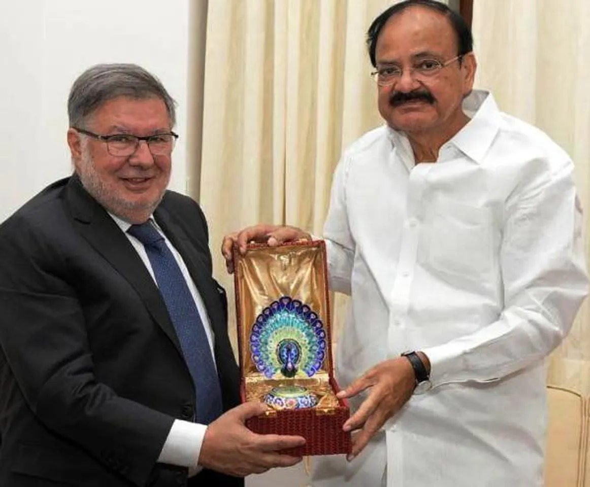 French Minister Alain Vidalies Meets Venkaiah Naidu, Discusses Scope of Collaboration