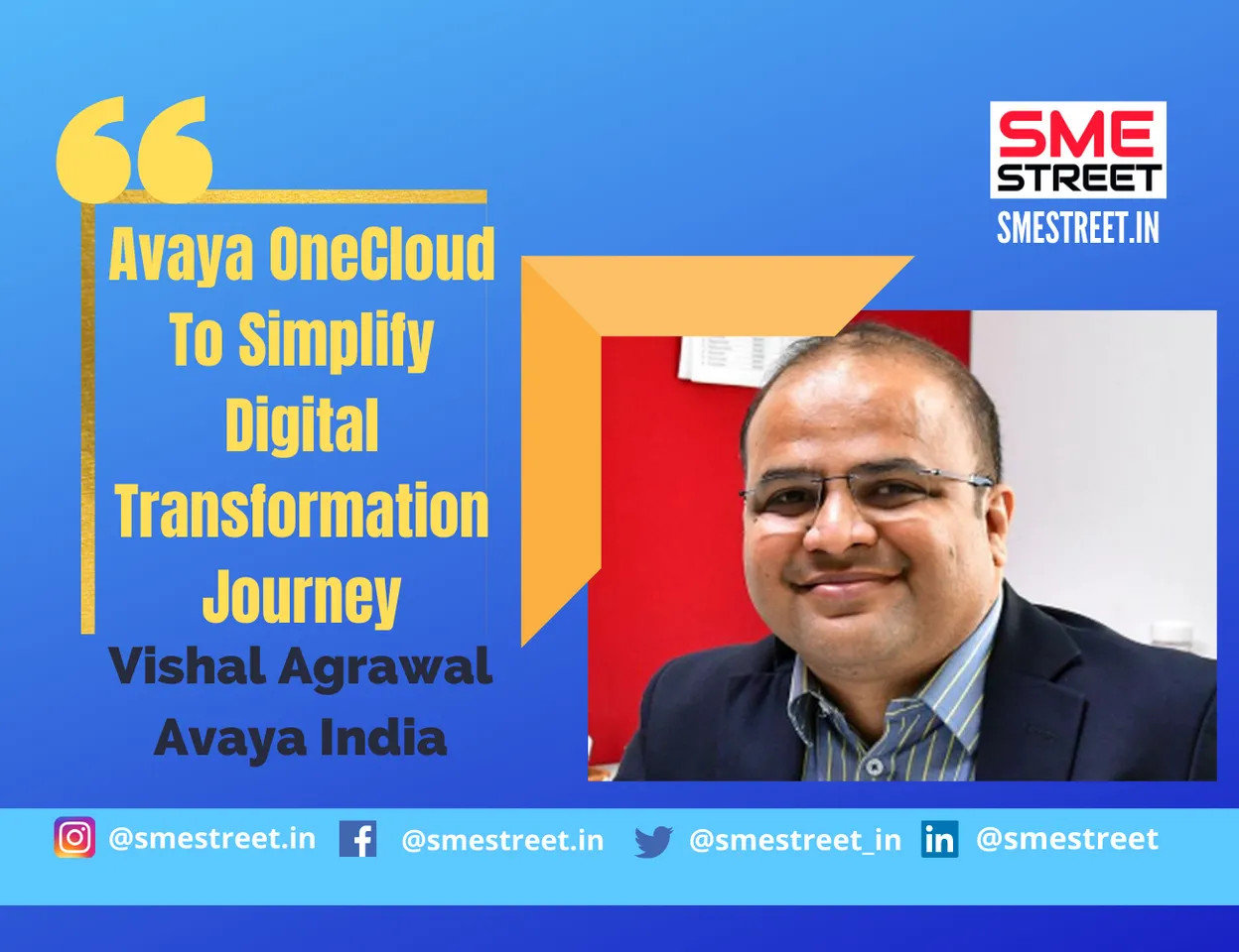 Vishal Agrawal, Avaya India, Avaya OneCloud