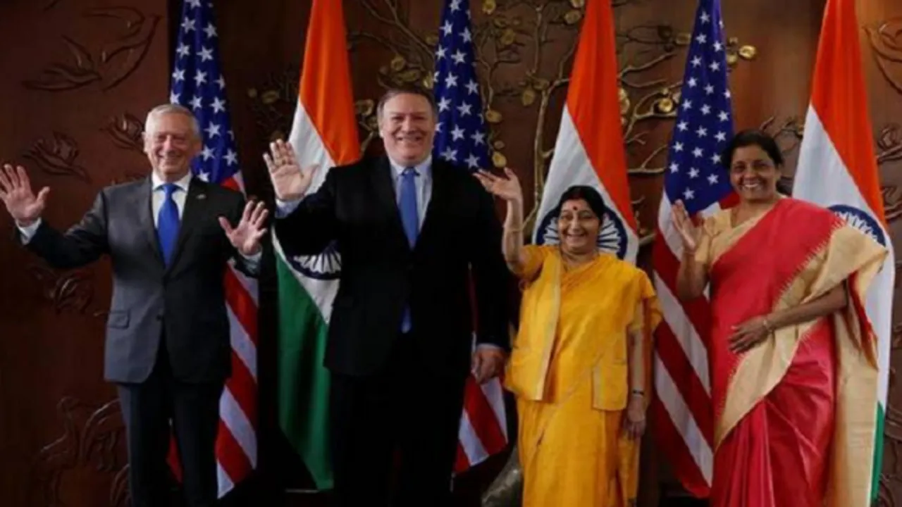 COMCASA, Sushma Swaraj, Nirmala Sitharaman, US-India