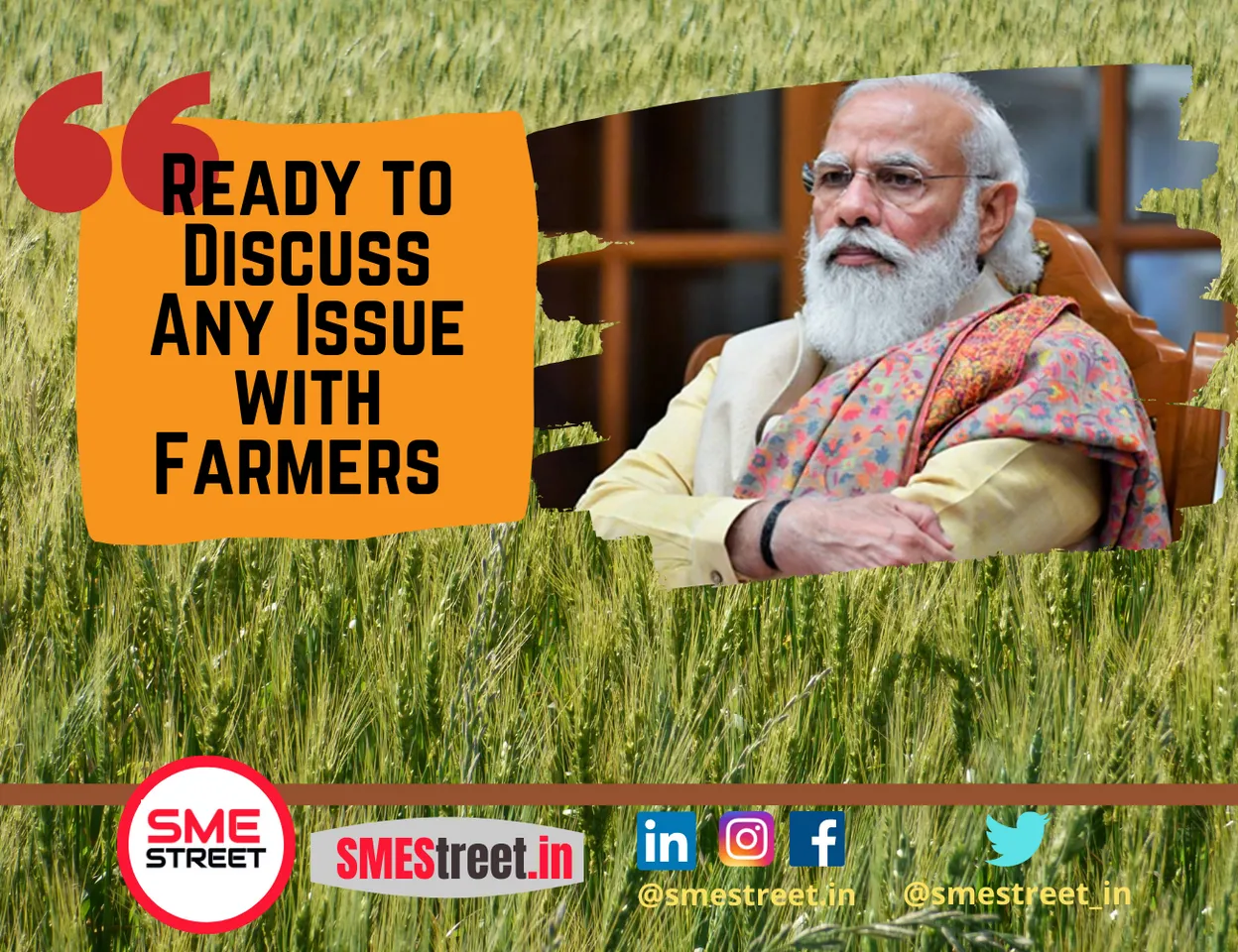 Narendra Modi, Farmers, Farm Act, SMESTreet