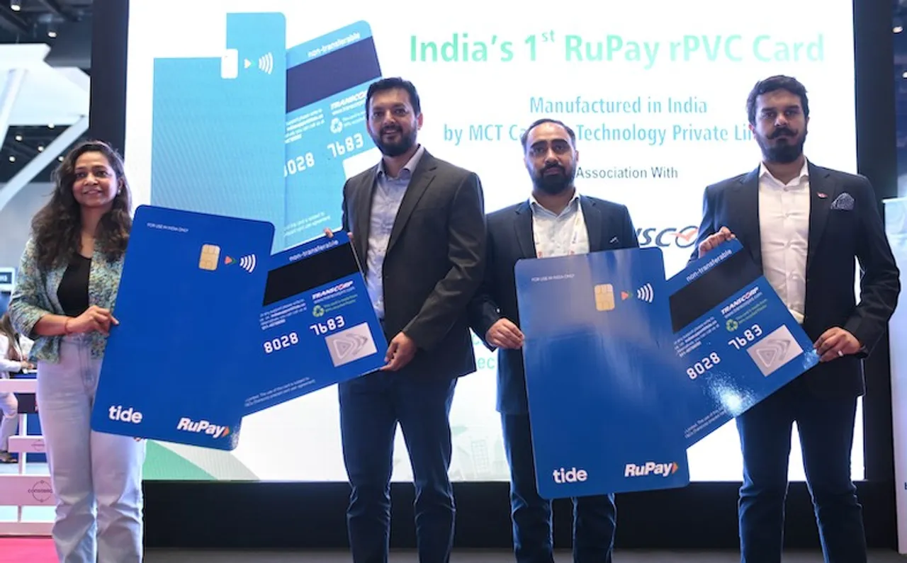 Tide NPCI launch India's first recycled card