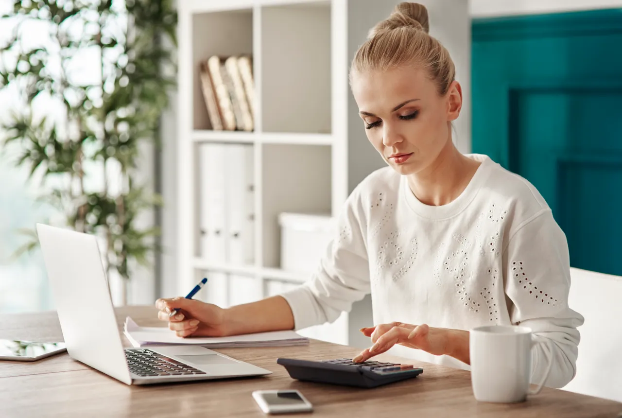 Woman Working From Home Office, Kodak Alaris,