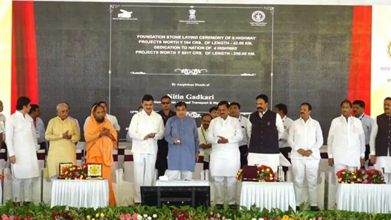 Nitin Gadkari Inaugurates 10 National Highway Projects of 292 Kms Worth Rs.8181 Crore in Maharashtra