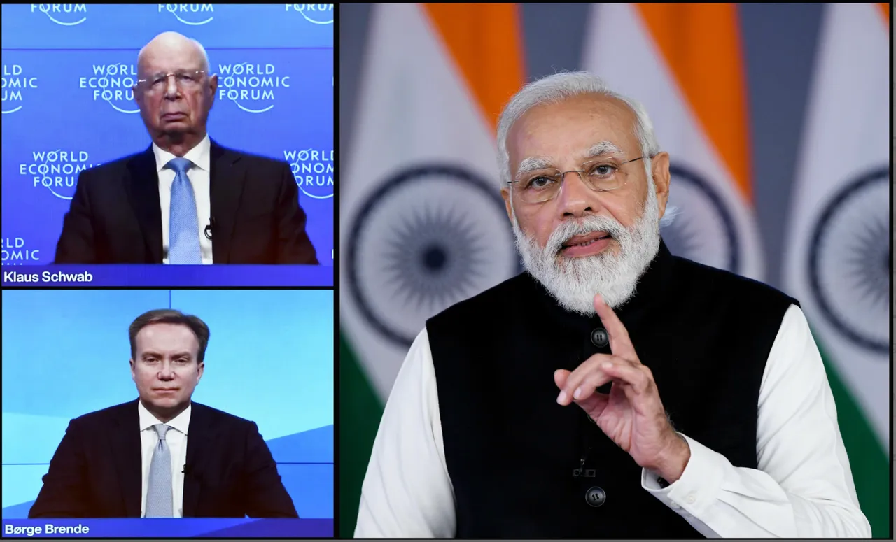 Narendra Modi, Davos, WEF