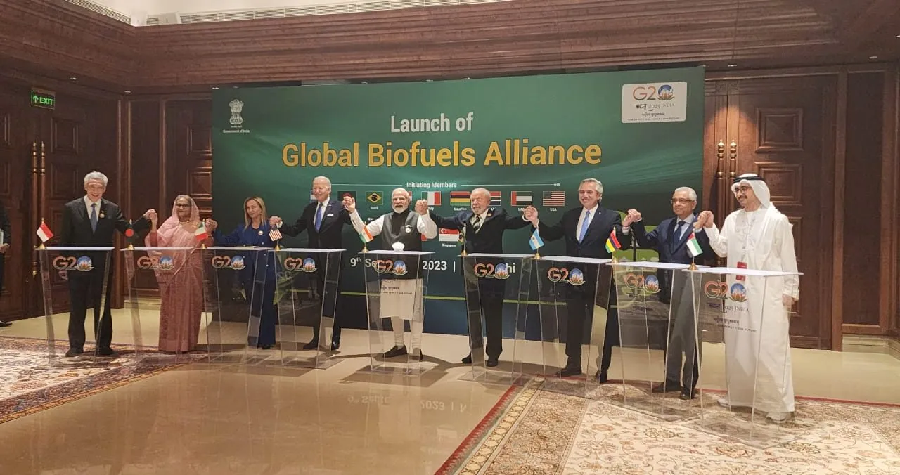 Global Energy Sector: Global Biofuels Alliance Unveiled at G20 Event