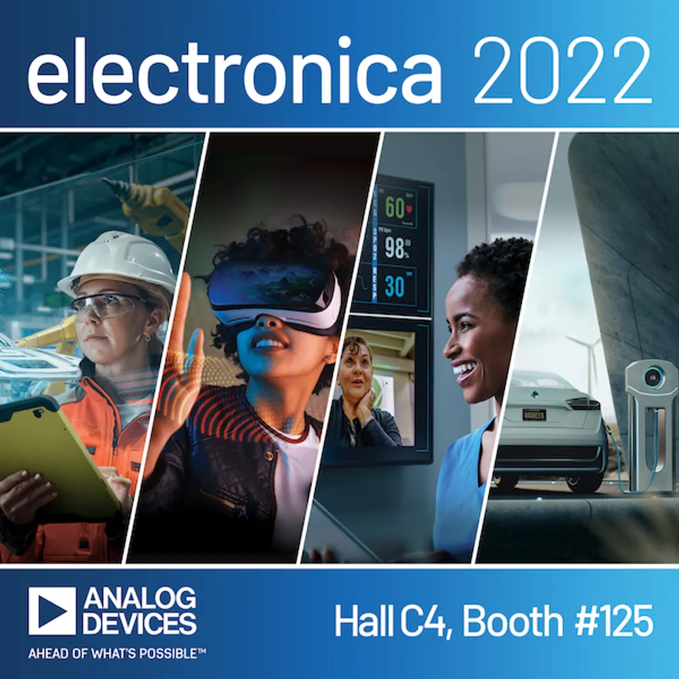 Analog Devices Engineers a Sustainable Future at Electronica 2022