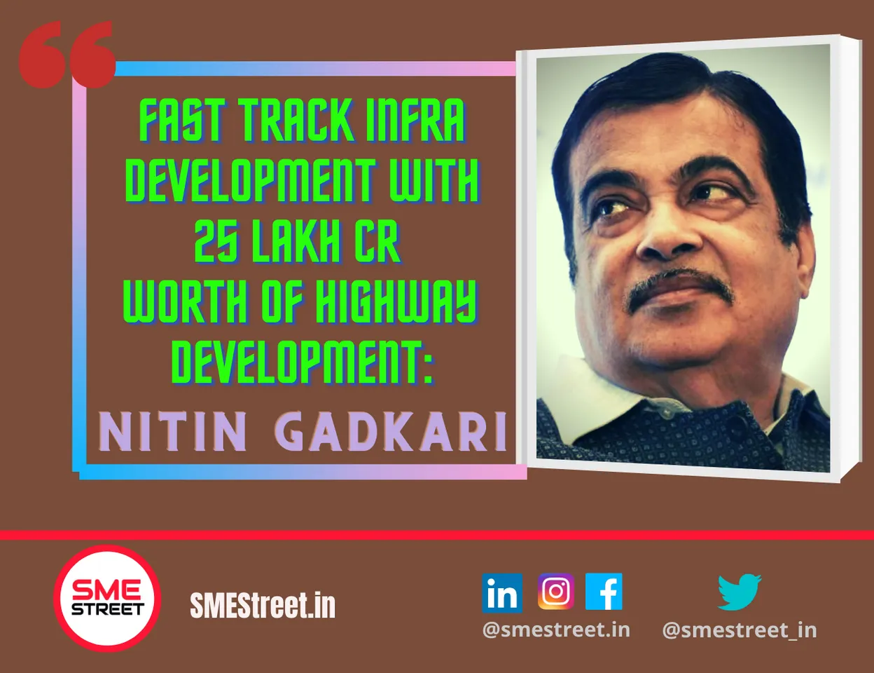 Nitin Gadkari, MSME, Highway Development, SMEStreet