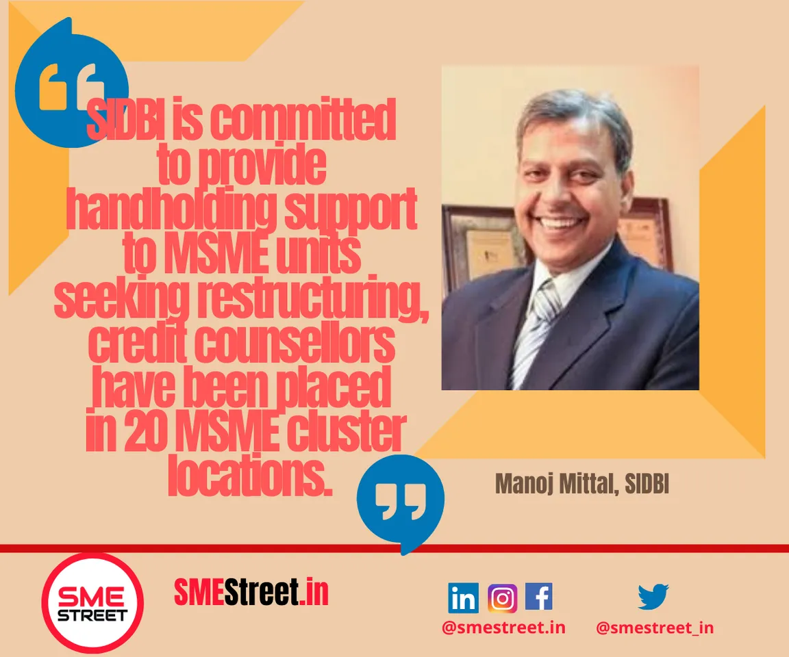 Manoj Mittal, SIDBI, SMEStreet