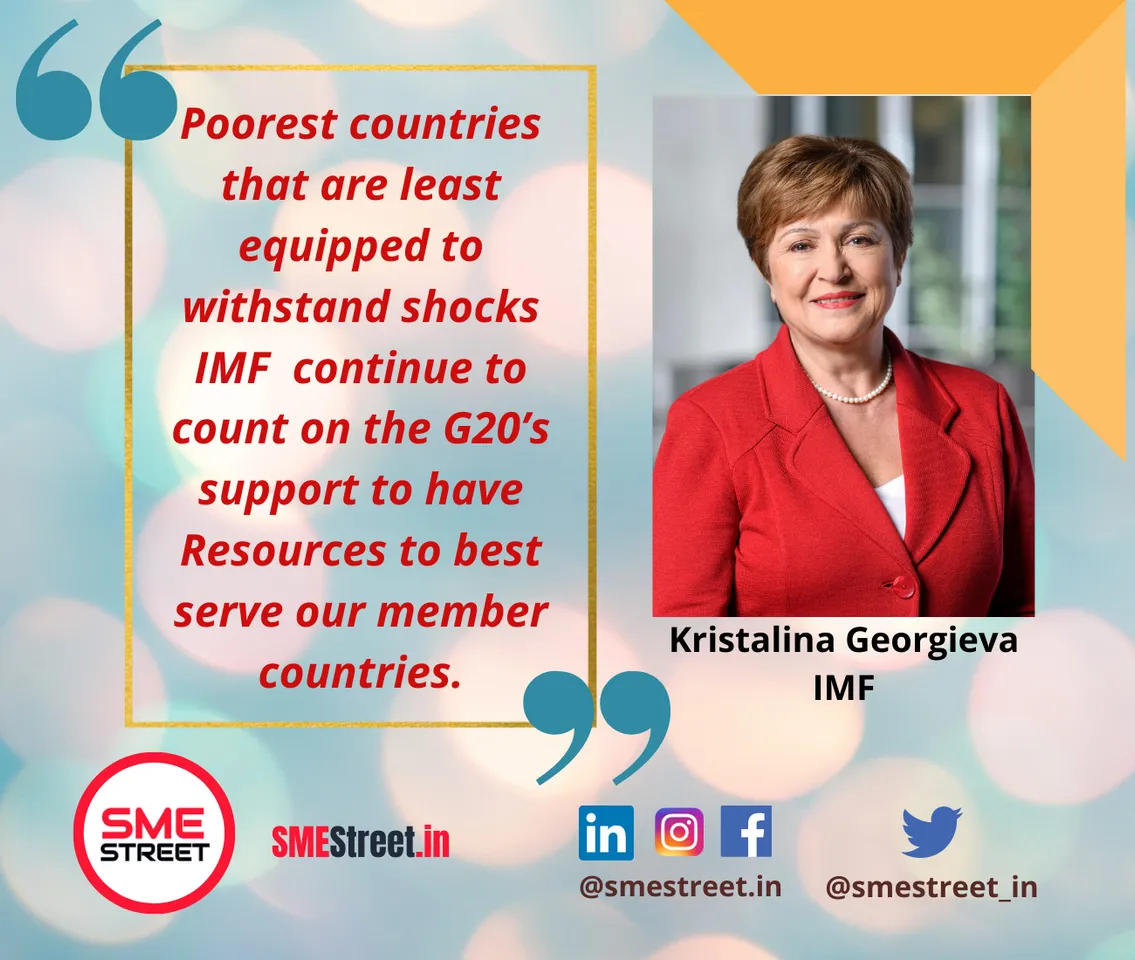 Kristalina Georgieva, IMF, SMEStreet