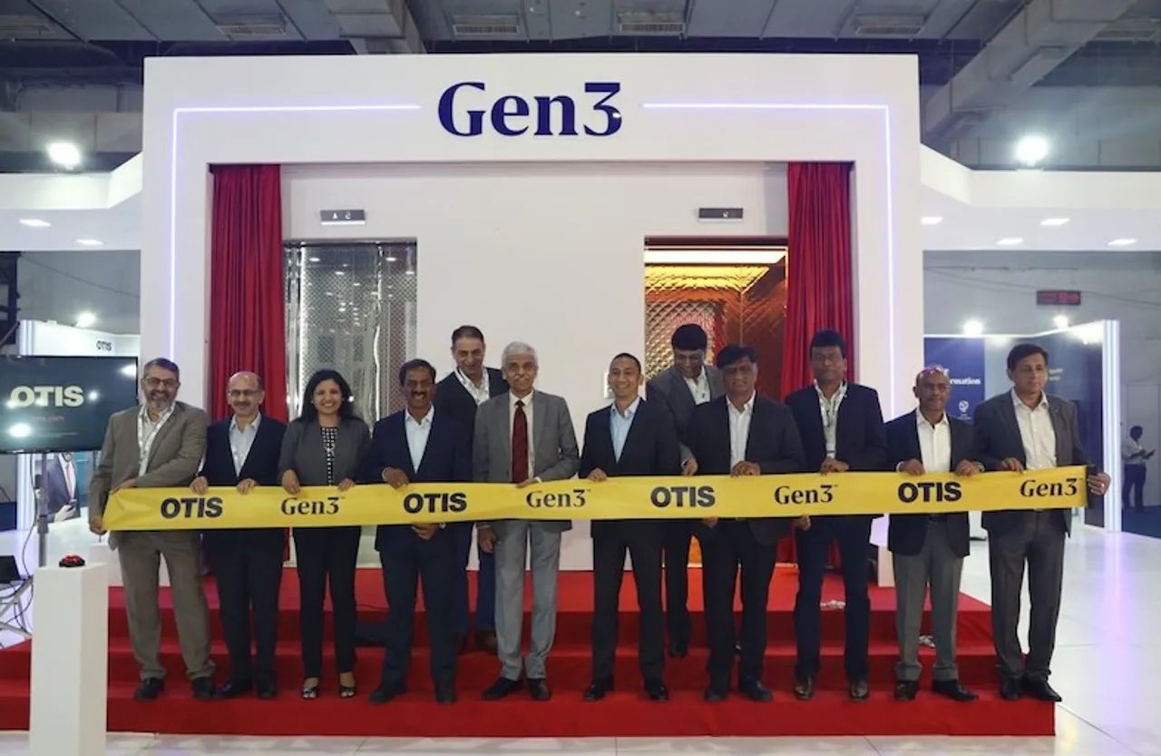 Sebi Joseph, President, Otis India launched the Gen3 at the International Sourcing Exposition for Elevators & Escalators (ISEE)