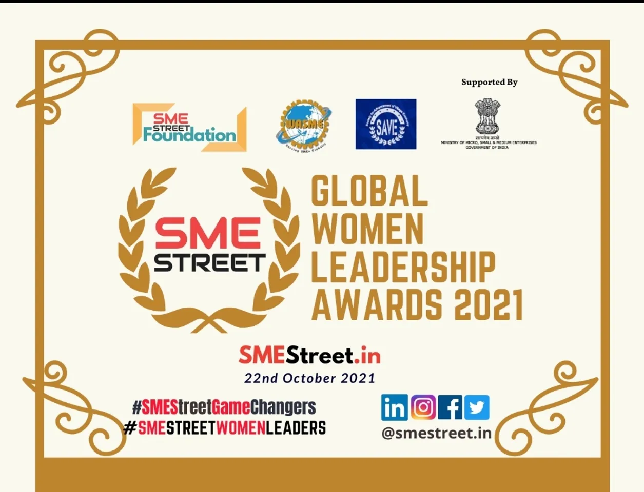 SMEStreet Global Women Leadership Awards 2021 Successfully Conducted