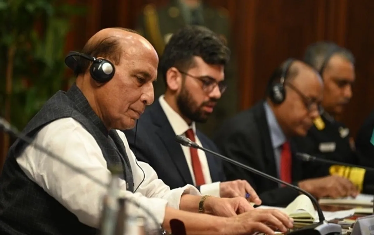 Rajnath Singh Addresses SCO Defence Ministers' Meeting in Tajikistan