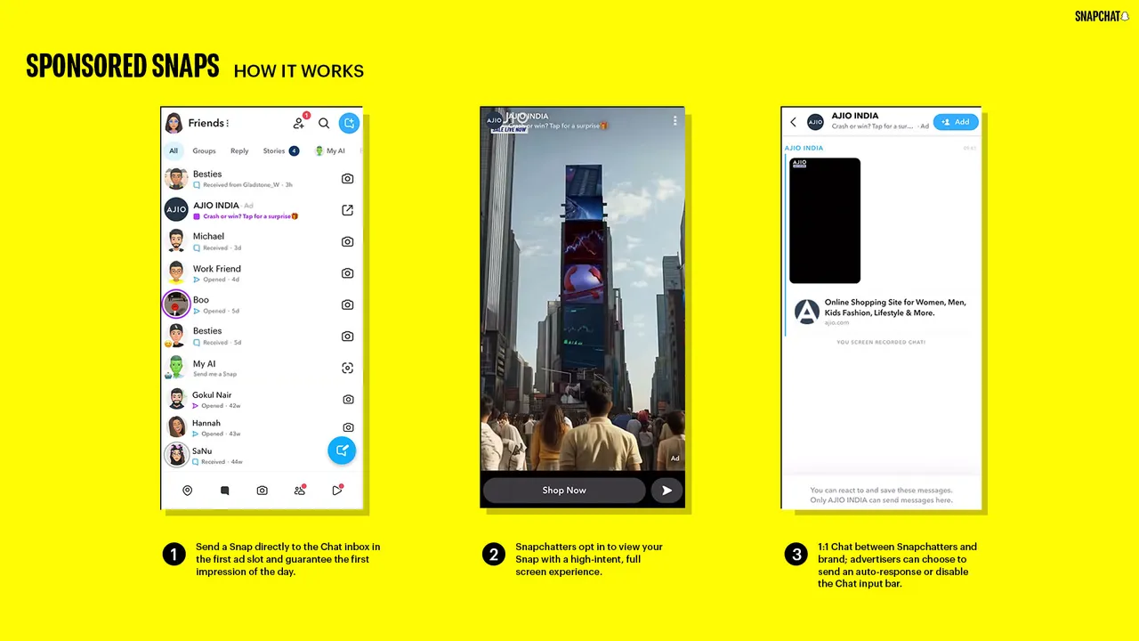 Snapchat features 