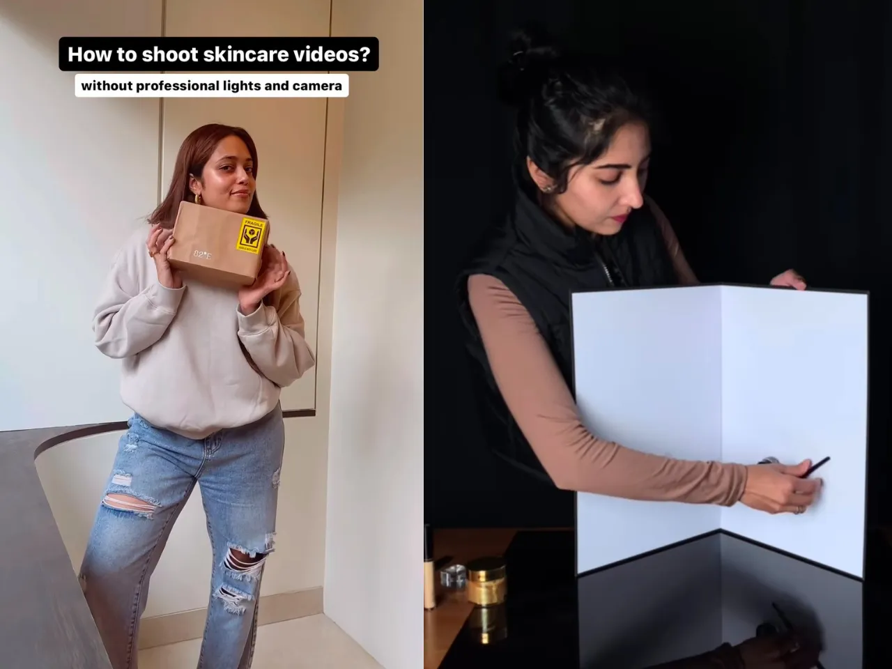 Creators help you find ways to shoot product videos with limited resources