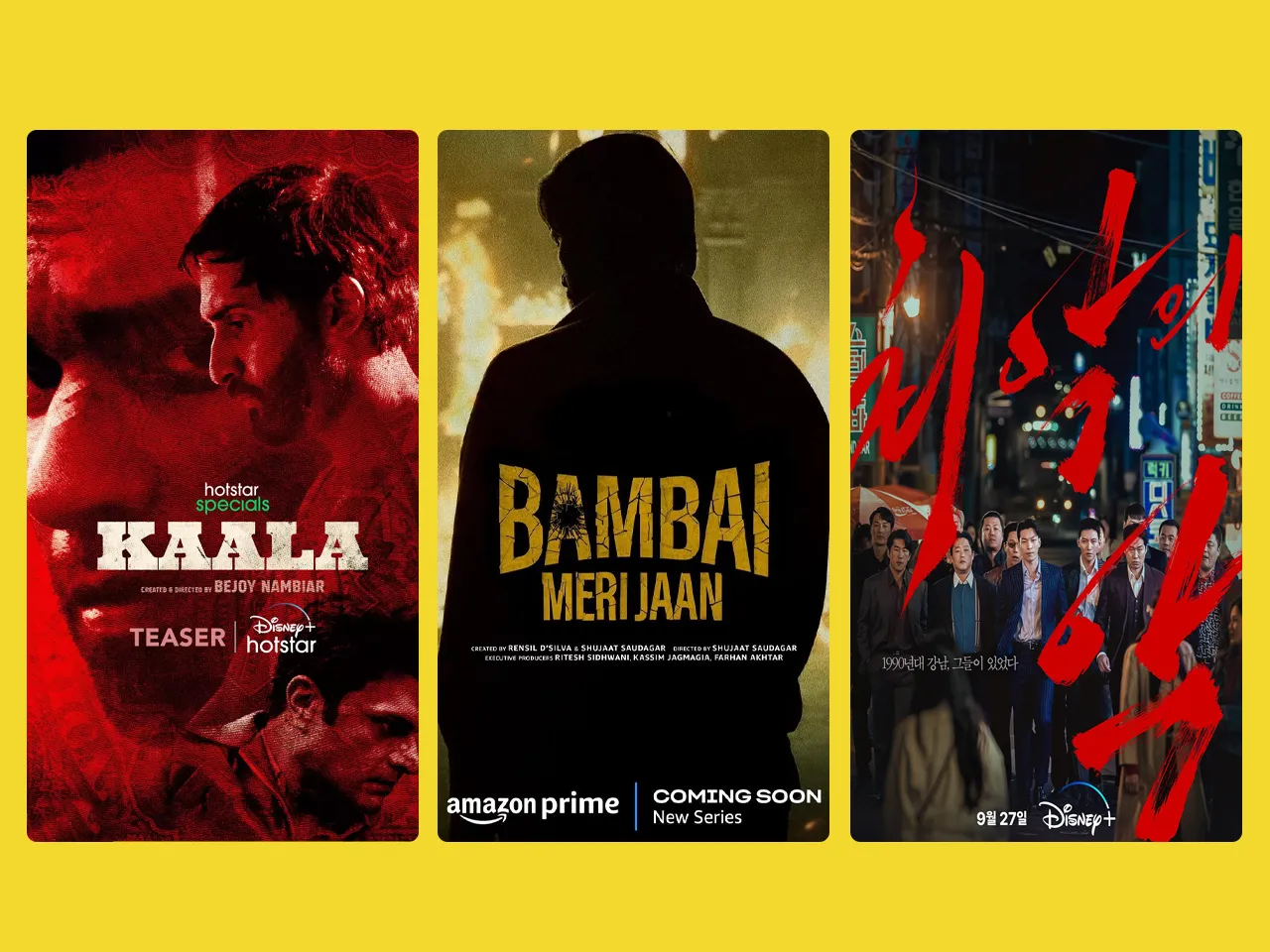 From Bambai Meri Jaan to The Freelancer, Prime Video and Disney+Hotstar releases in September look action packed and edge of the seat entertainers!