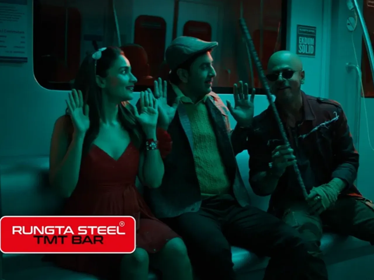 new ad of Rungta Steel TMT bars