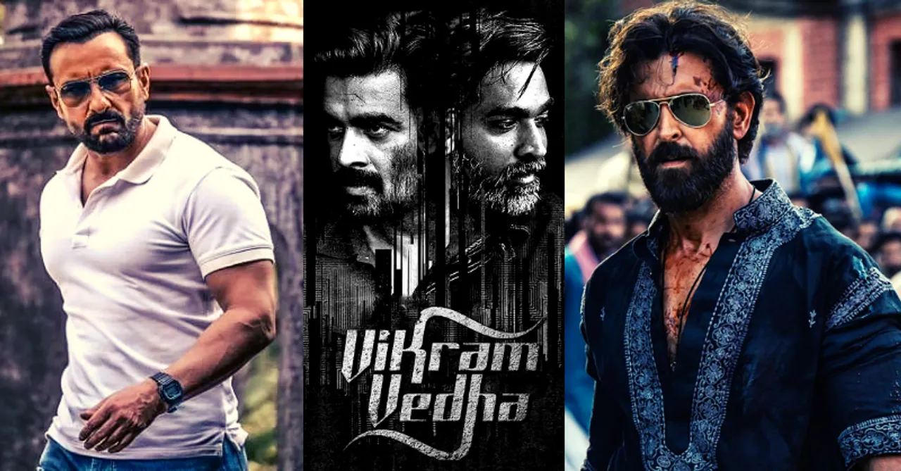 Vikram Vedha trailer is an action-packed mass entertainer with an interesting plot that runs high on an adrenaline rush