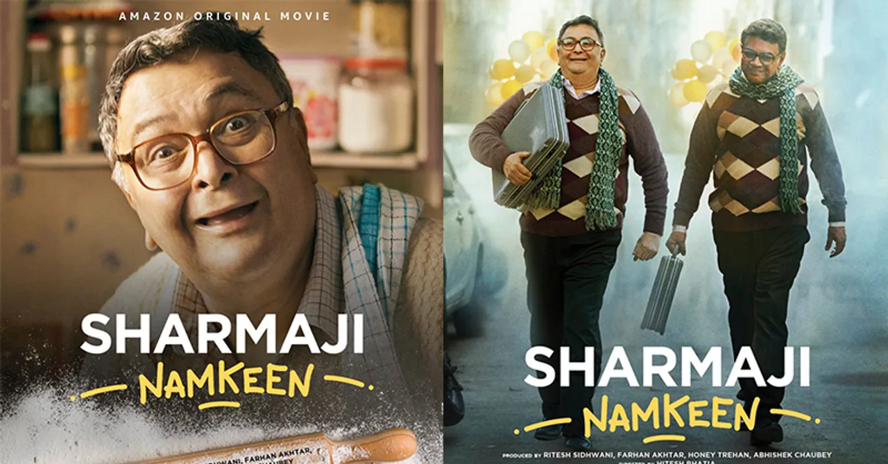 Honoring the legacy of the late Rishi Kapoor, Prime Video and Excel Entertainment announce the world premiere of Sharmaji Namkeen, an Amazon Original movie
