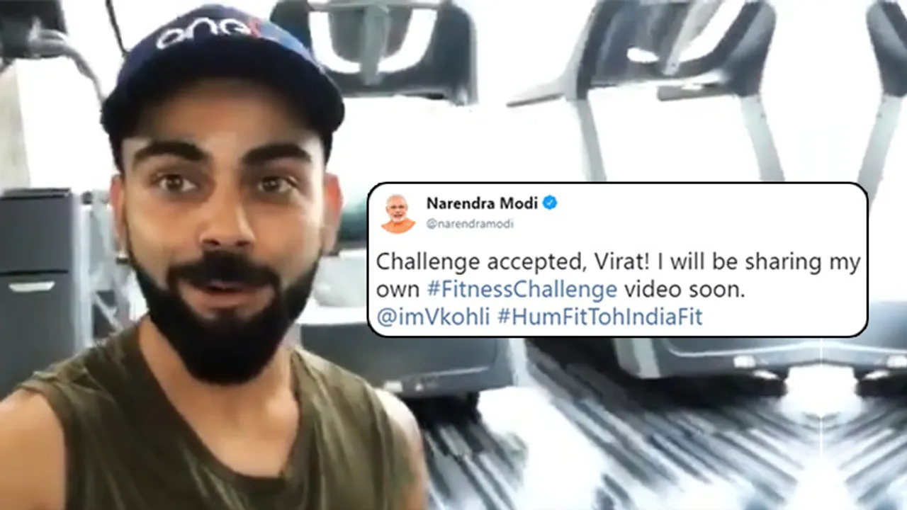 So, Indian ministers (and celebs) have been taking a #HumFitTohIndiaFit challenge and it's a rare sight!