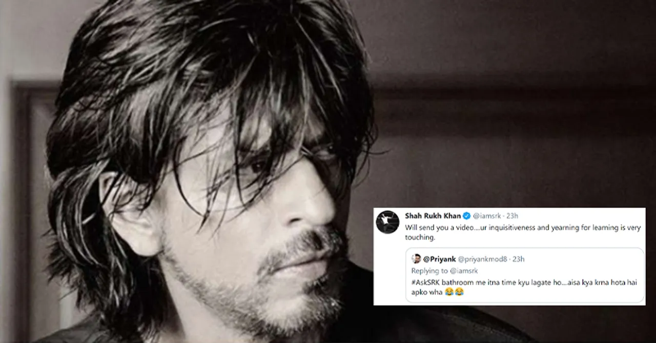 The latest AskSRK made us realize we missed Shah Rukh Khan and his witty side
