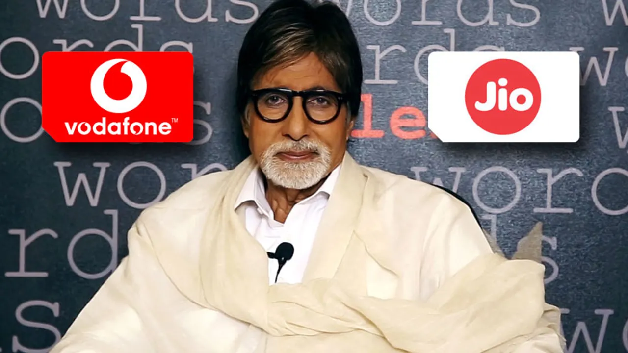 Sr Bachchan, Vodafone, and Reliance Jio: A Twitter tale