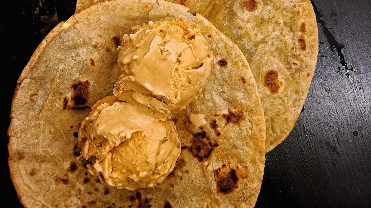 Twitter is divided over a breakfast combo of masala chai ice-cream with sugar-laced paratha