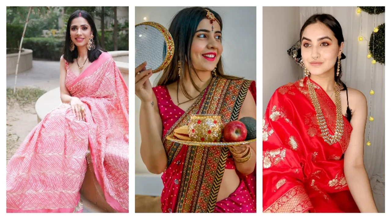 Digital Creators share their Karwa Chauth looks and videos as they fast for their BAE