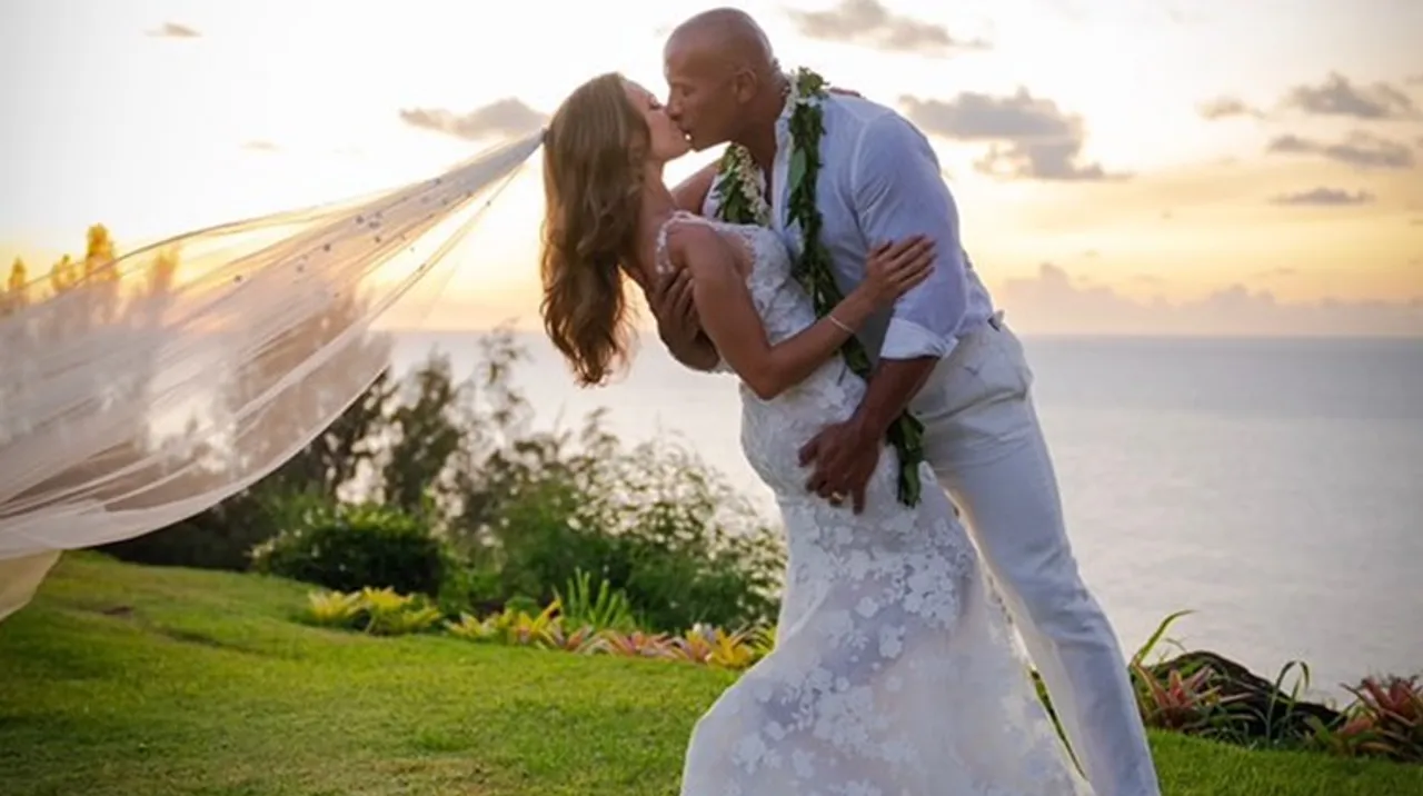 Dwayne Johnson Marries Lauren Hashian