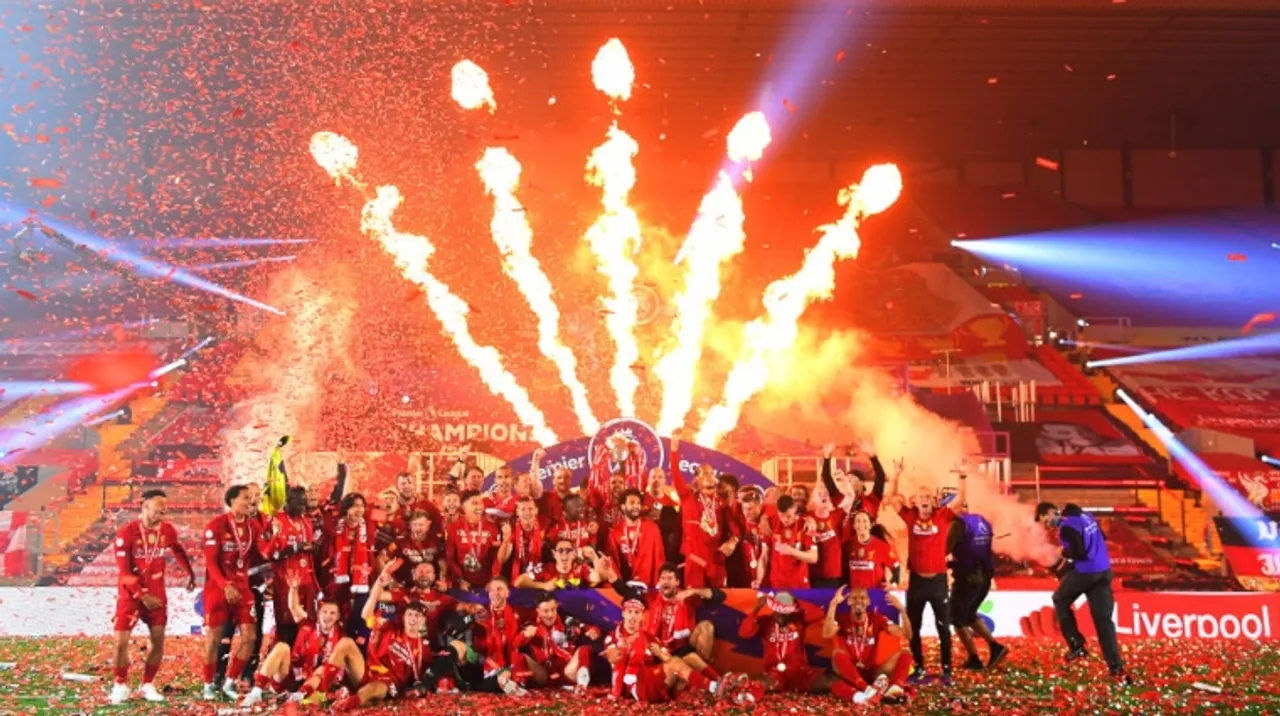 The 30-year wait finally ends as Liverpool lifts the Premier League trophy at Anfield