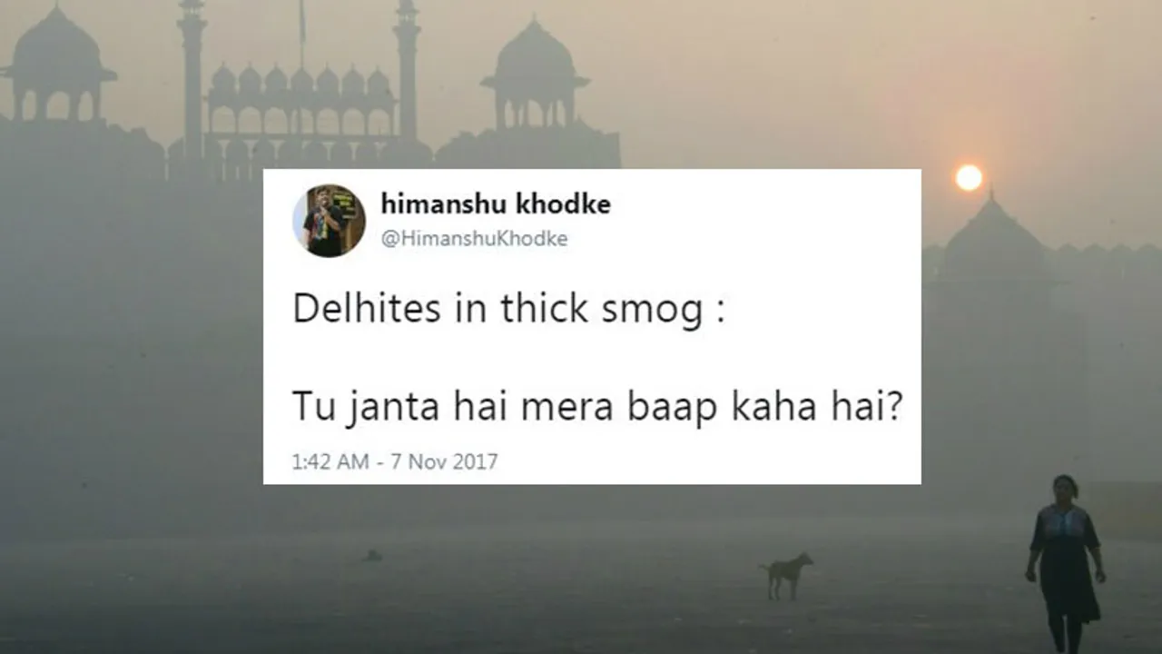 Twitterati does not spare the struggles of Delhi smog