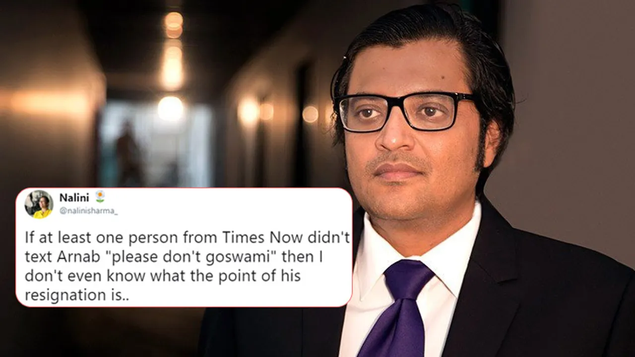 Twitter trolls Republic reporter for old tweets critical of Arnab Goswami