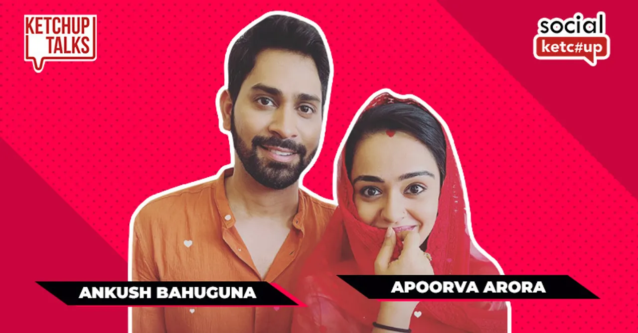 #KetchupTalks: Ankush Bahuguna and Apoorva Arora give us deets about their characters in their short film, Badboli Bhavna on Amazon miniTV