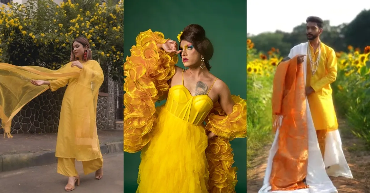 Your guide to ace Navratri looks on Day One, Yellow edition