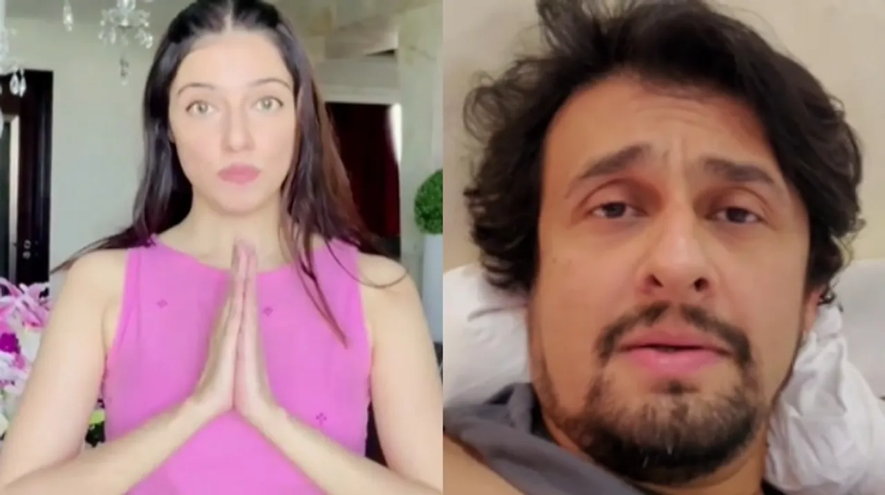 Netizens troll Divya Khosla Kumar for her video reply to Sonu Nigam