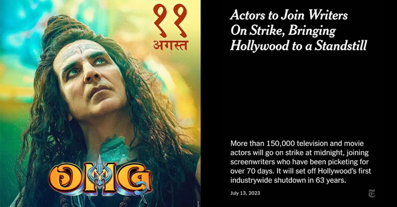 From Akshay Kumar's first look as Lord Shiva in OMG 2 to Hollywood actors joining writers on strike, we have it all in our E Round up!