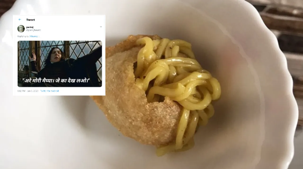 This viral Maggi Panipuri has left netizens cringing over it