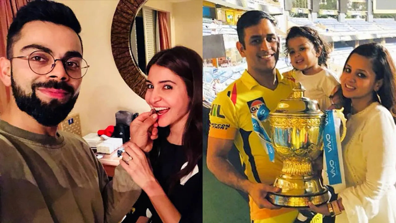 Indian cricketers on Instagram