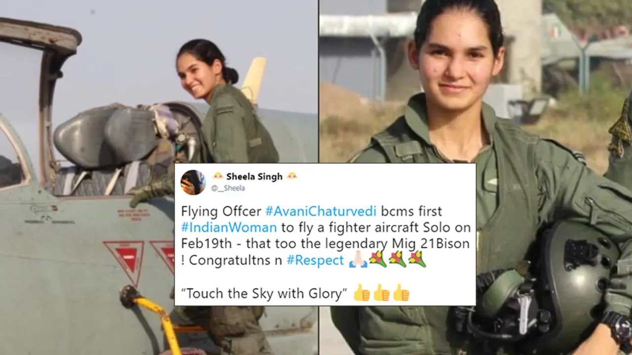 Twitter reacts to IAF's first female solo pilot, Avani Chaturvedi