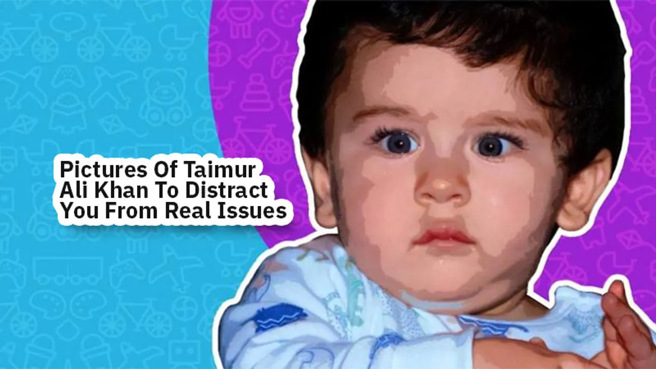 This Facebook page decided to satirize the media's Taimur obsession