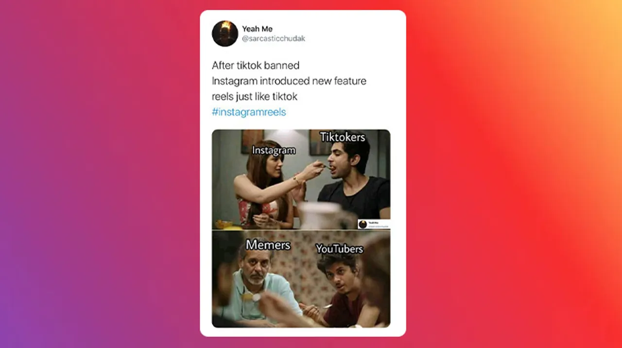 Check out how Twitter welcomed TikTok's new substitute with Instagram Reels memes